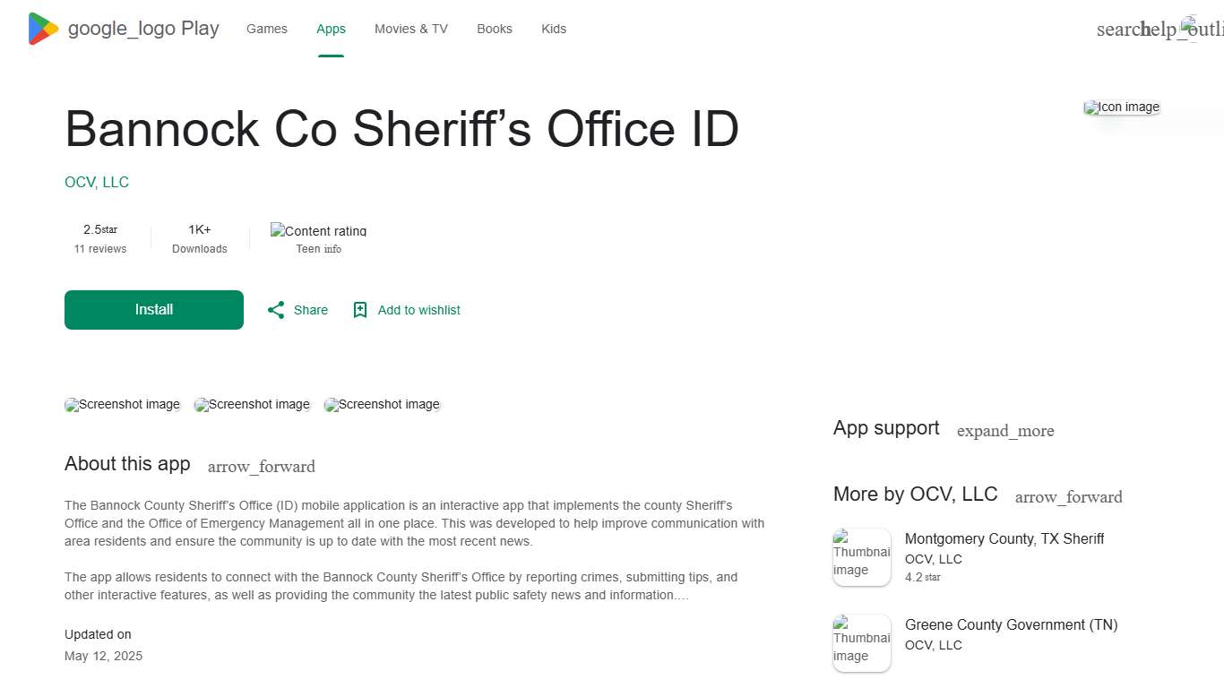 Bannock Co Sheriff’s Office ID - Apps on Google Play